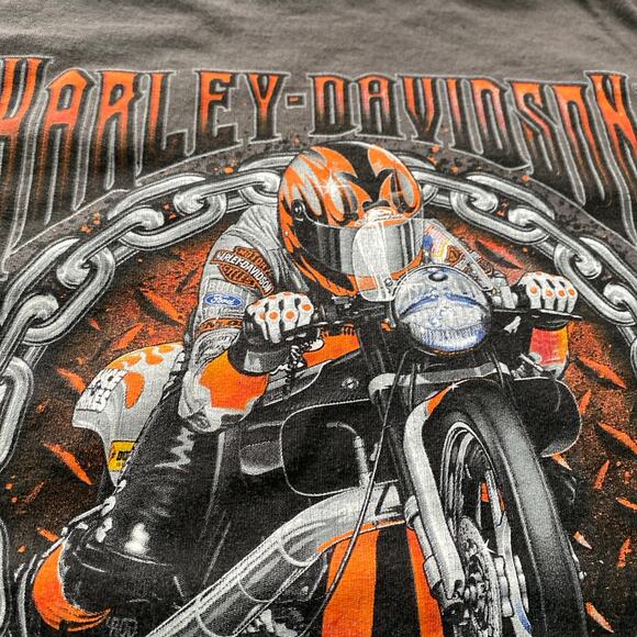 Gray Harley-Davidson tee shirt - Sz XL - Picture 7 of 8